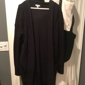 Merona long sleeve hooded cardigan